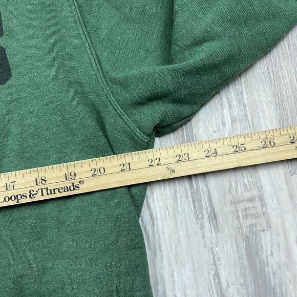 Burton Crewneck Sweatshirt Men's M Green Pullover Snowboard Winter Flaw Stain - Picture 6 of 10